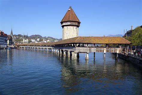 Elevation of Lucerne, Switzerland .